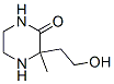 Piperazinone,  3-(2-hydroxyethyl)-3-methyl-  (9CI) Struktur