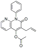 1-Phenyl-3-(2-propenyl)-4-acetoxy-1,8-naphthyridin-2(1H)-one|化合物 T28714