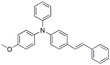 N-Phenyl-N-(4-styrylphenyl)-p-anisidine Struktur