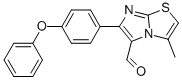 3-METHYL-6-(4-PHENOXYPHENYL)IMIDAZO[2,1-B]THIAZOLE-5-CARBOXALDEHYDE Struktur