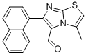 3-METHYL-6-(1-NAPHTHALENYL)IMIDAZO[2,1-B]THIAZOLE-5-CARBOXALDEHYDE Struktur