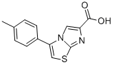 3-(4-METHYLPHENYL)IMIDAZO[2,1-B]THIAZOLE-6-CARBOXYLIC ACID Struktur