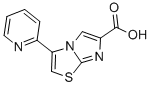 3-(2-PYRIDINYL)IMIDAZO[2,1-B]THIAZOLE-6-CARBOXYLIC ACID Struktur