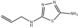 1,3,4-Thiadiazole,  2-(allylamino)-5-amino-  (7CI) Struktur