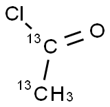 ACETYL CHLORIDE-13C2 Struktur