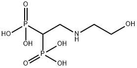 N-(2-HYDROXYETHYL)IMINOBIS(METHYLPHOSPHONIC ACID) Struktur