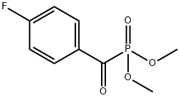 DIMETHYL(4-FLUOROPHENYLOXOMETHYL)PHOSPHONATE Struktur