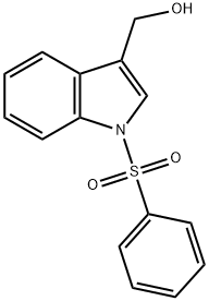 [1-(PHENYLSULFONYL)-1H-INDOL-3-YL]METHANOL Struktur