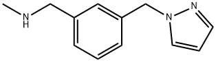 N-METHYL-3-(1H-PYRAZOL-1-YLMETHYL)BENZYLAMINE Struktur