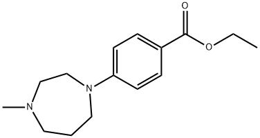 ETHYL 4-(4-METHYL-1,4-DIAZEPAN-1-YL)BENZOATE 97, 892502-26-0, 結(jié)構(gòu)式