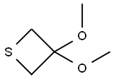 3,3-DiMethoxythietane Struktur