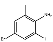 4-Bromo-2,6-diiodoaniline Struktur