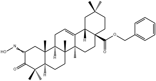 2-(Hydroxyimino)-3-oxo-olean-12-en-28-oic acid phenylmethyl ester