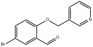 5-BROMO-2-(PYRIDIN-3-YLMETHOXY)BENZALDEHYDE Struktur