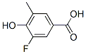 Benzoic  acid,  3-fluoro-4-hydroxy-5-methyl- Struktur