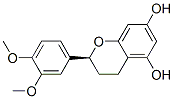 (S)-2-(3,4-Dimethoxyphenyl)-3,4-dihydro-2H-1-benzopyran-5,7-diol Struktur