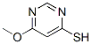 4-Pyrimidinethiol, 6-methoxy- (7CI) Struktur