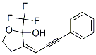 (Z)-3-(3-PHENYLPROP-2-YNYLIDENE)-2-(TRIFLUOROMETHYL)TETRAHYDROFURAN-2-OL Struktur