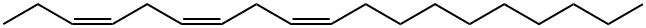 (3Z,6Z,9Z)-3,6,9-Nonadecatriene Struktur