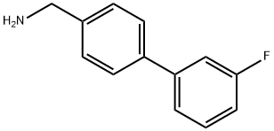 C-(3'-FLUORO-BIPHENYL-4-YL)-METHYLAMINE HYDROCHLORIDE Struktur