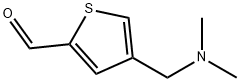 4-[(DIMETHYLAMINO)METHYL]-2-THIOPHENECARBALDEHYDE Struktur