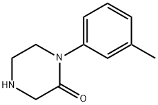 1-(3-METHYLPHENYL)PIPERAZIN-2-ONE Struktur