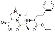 (S)-3-[(S)-2-((S)-1-ETHOXYCARBONYL-3-PHENYL-PROPYLAMINO)-PROPIONYL]-1-METHYL-2-OXO-IMIDAZOLIDINE-4-CARBOXYLIC ACID