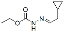 Hydrazinecarboxylic  acid,  (2-cyclopropylethylidene)-,  ethyl  ester  (9CI) Struktur