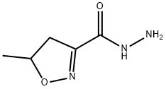 2-Isoxazoline-3-carboxylicacid,5-methyl-,hydrazide(7CI) Struktur