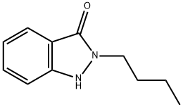 2-butyl-1,2-dihydro-3H-indazol-3-one Struktur