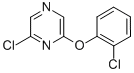 2-CHLORO-6-(2-CHLOROPHENOXY) PYRAZINE Struktur