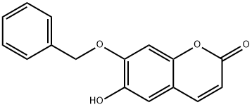 6,7-DIHYDROXYCOUMARIN-7-BENZYL ETHER Struktur