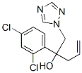 2-(2,4-dichlorophenyl)-1-(1H-1,2,4-triazol-1-yl)pent-4-en-2-ol Struktur