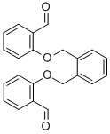 1,2-Phenylenebis(methylenoxy-2-benzaldehyde) Struktur