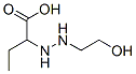 Butyric acid, 2-[2-(2-hydroxyethyl)hydrazino]- (7CI) Struktur