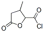 Butyric acid, 4-(chloroformyl)-4-hydroxy-3-methyl-, gamma-lactone (7CI) Struktur