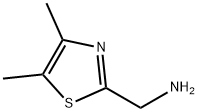 2-Thiazolemethanamine,  4,5-dimethyl- Struktur