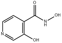 4-Pyridinecarboxamide,  N,3-dihydroxy- Struktur