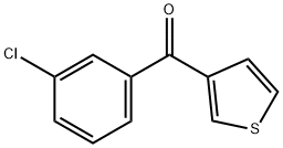 3-(3-CHLOROBENZOYL)THIOPHENE Struktur