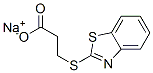 3-(Benzothiazol-2-ylthio)propionic acid sodium salt Struktur