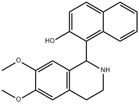 1-(2-HYDROXYNAPHTH-1-YL)-6,7-DIMETHOXY-1,2,3,4-TETRAHYDROISOQUINOLINE Struktur