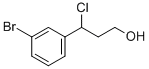 3-(3-BROMOPHENYL)-3-CHLOROPROPAN-1-OL Struktur