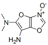 Furo[2,3-d]oxazole-5,6-diamine,  N,N-dimethyl-,  3-oxide  (9CI) Struktur