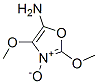 5-Oxazolamine,  2,4-dimethoxy-,  3-oxide Struktur