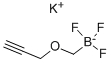 Potassium propargyloxymethyltrifluoroborate Struktur