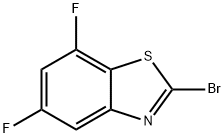 5,7-DIFLUORO-2-BROMOBENZOTHIAZOLE Struktur