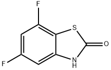 5,7-DIFLUORO-2(3H)-BENZOTHIAZOLONE Struktur