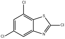 2,5,7-TRICHLOROBENZOTHIAZOLE Struktur