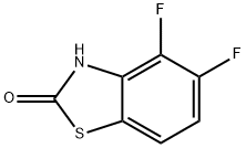 4,5-DIFLUORO-2(3H)-BENZOTHIAZOLONE Struktur