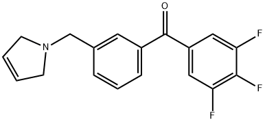 3'-(3-PYRROLINOMETHYL)-3,4,5-TRIFLUOROBENZOPHENONE price.